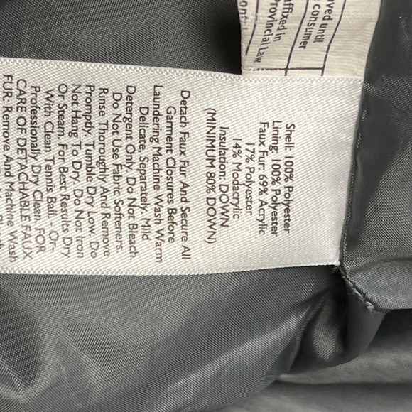 EDDIE BAUER Down Duffle Lodge Long Puffer Coat Sz. M Hooded Winter Faux Fur - Picture 11 of 14